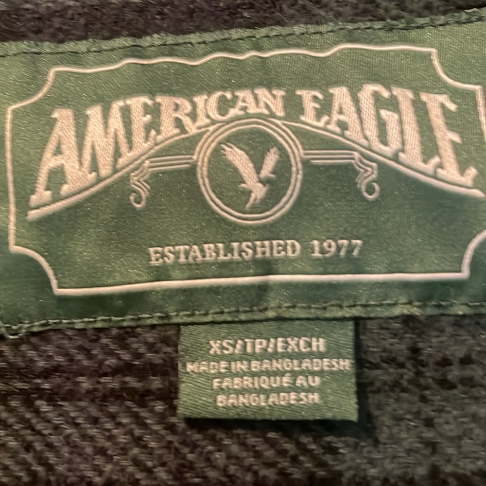 American Eagle Multi Colored Flannel Shacket - image 2